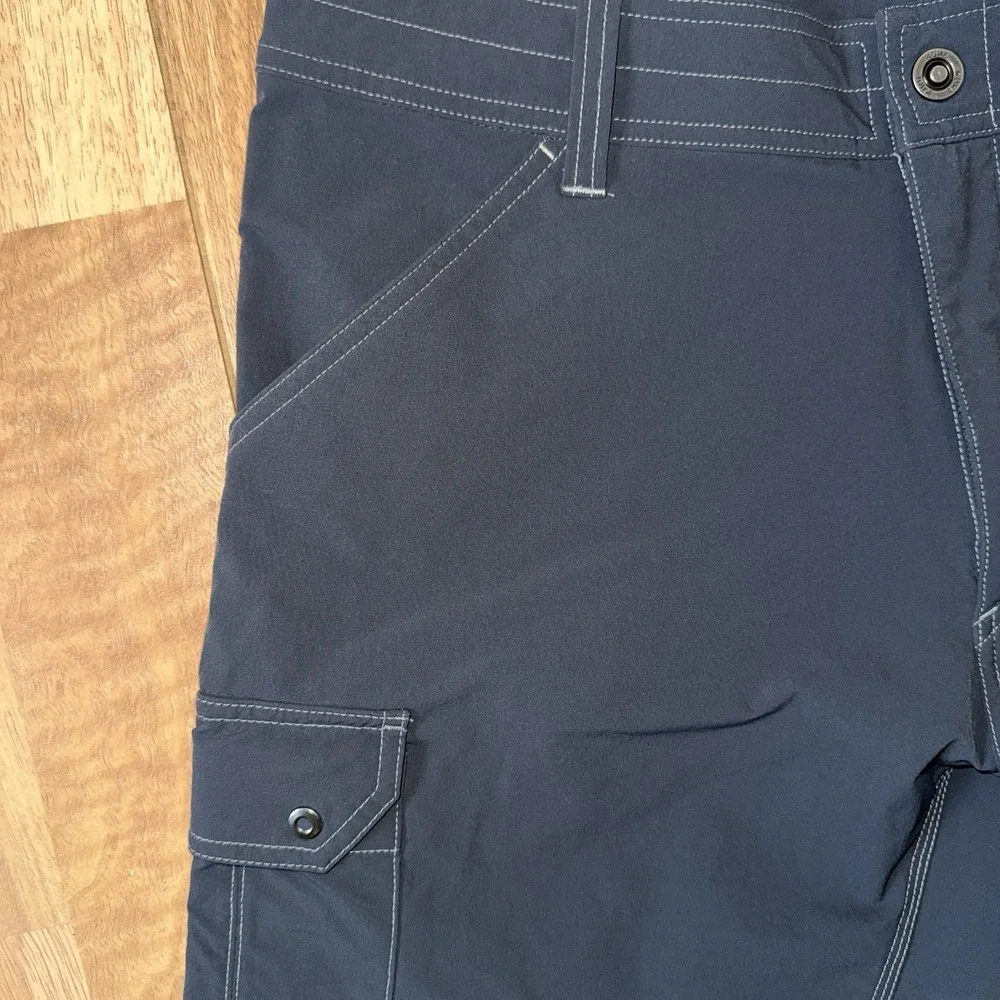 Men's Kuhl Renegade Convertible Stealth Zip Off Hiking Cargo Pants Size 36x32